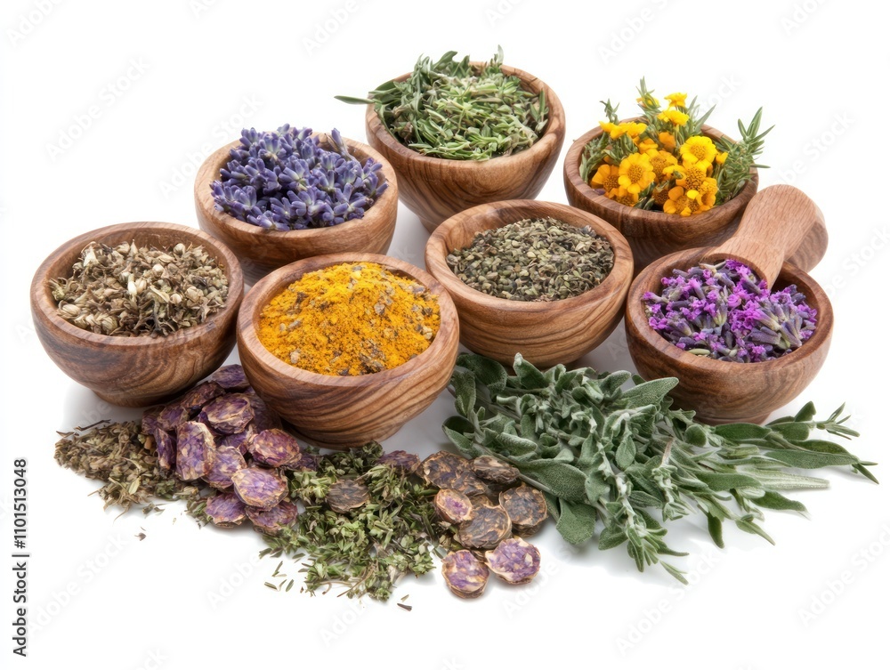 Herbal remedies with fresh herbs and natural ingredients Herbal remedies with fresh herbs and natural ingredients