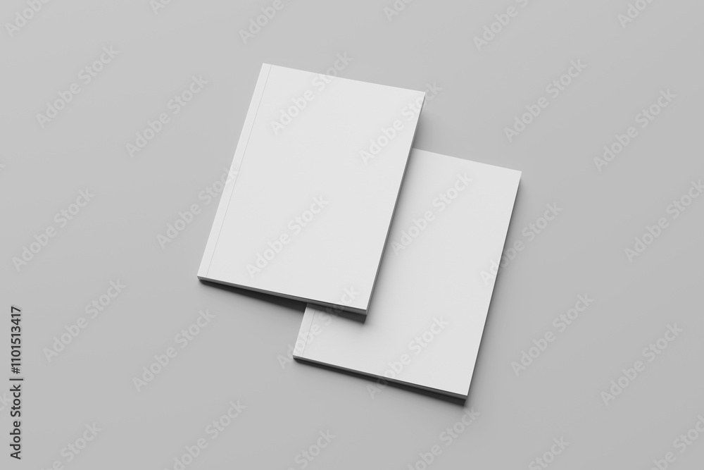 Naklejka premium Magazine Blank Mockup