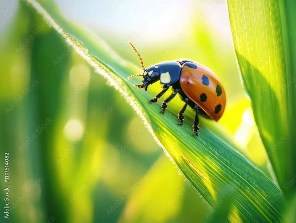 Fototapeta premium Integrated pest management techniques applied in eco-friendly farming