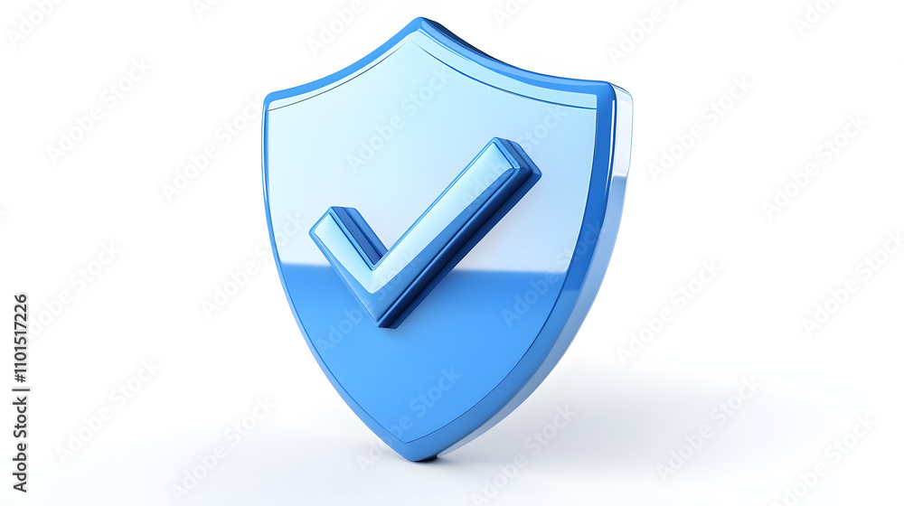cartoon 3d Icon safety shield check mark perspective . Blue symbol security safety icon. Checkmark in minimalistic style. 3d vector illustration. white background cartoon 3d Icon safety shield check mark perspective . Blue symbol security safety icon. Checkmark in minimalistic style. 3d vector illustration. white background