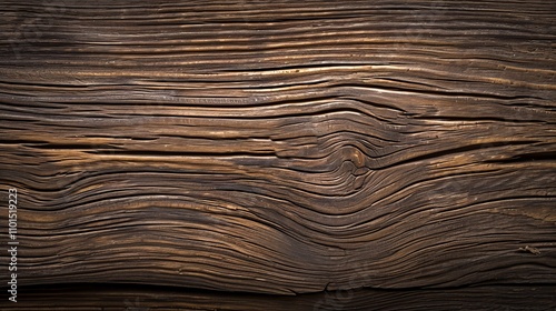 Dark brown wood grain texture. Rich, rustic background.