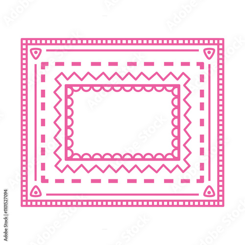 Doodle mandala point and line abstract and cute hand draw illustration inspired from swimming pool that can be use for social media, sticker, wallpaper, e.t.c with aesthetic light pink color