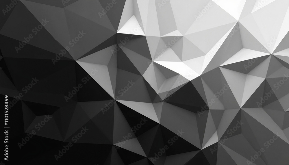 Abstract fragmented polygon background in sharp charcoal tones
Abstract fragmented polygon background in sharp charcoal tones
