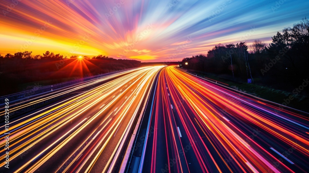 Freeway: A fast, efficient roadway designed for high-speed travel, featuring controlled access and no traffic signals, ensuring a smooth flow of vehicles.
Freeway: A fast, efficient roadway designed for high-speed travel, featuring controlled access and no traffic signals, ensuring a smooth flow of vehicles.
