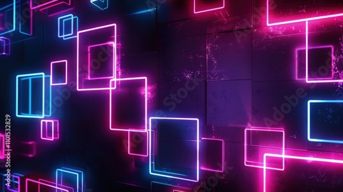 abstract background with squares