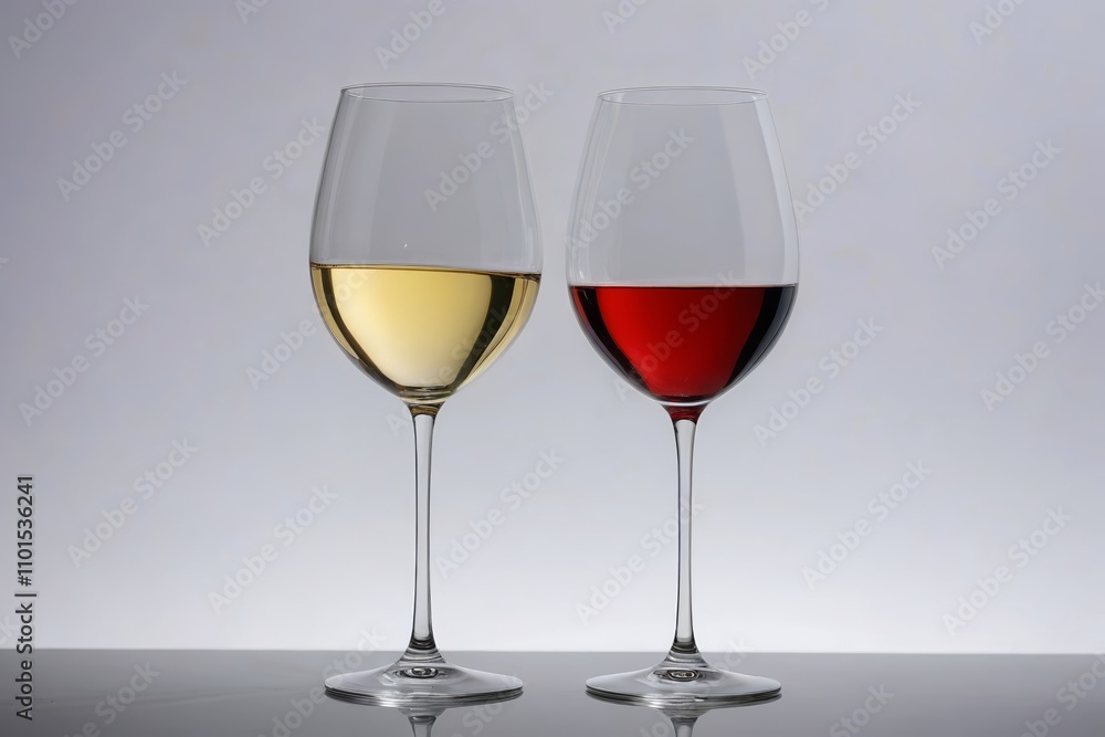 there are two wine glasses sitting next to each other on a table there are two wine glasses sitting next to each other on a table