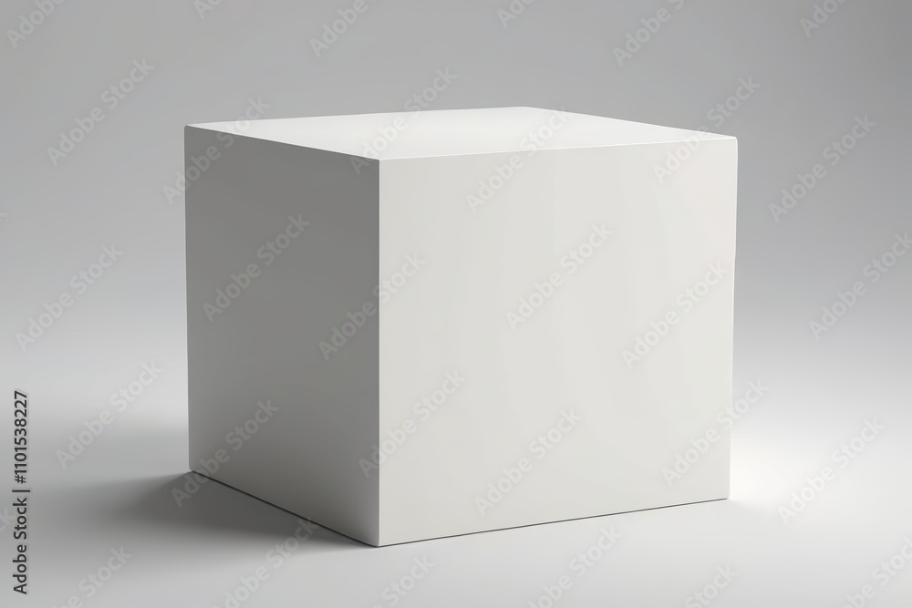 a close up of a white box on a gray background a close up of a white box on a gray background