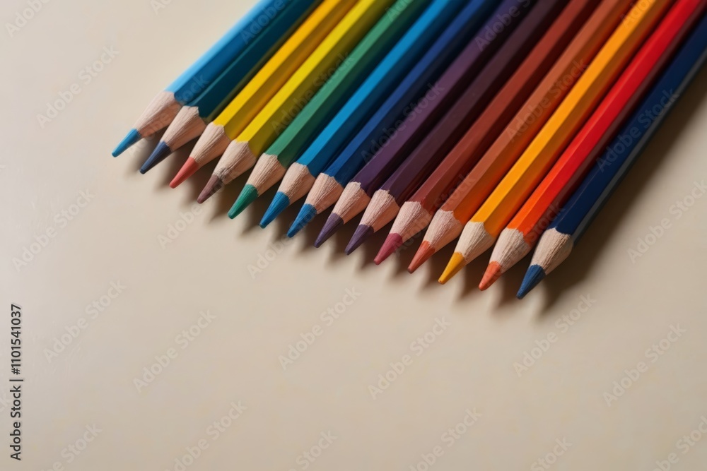 a close up of a group of colored pencils on a table a close up of a group of colored pencils on a table