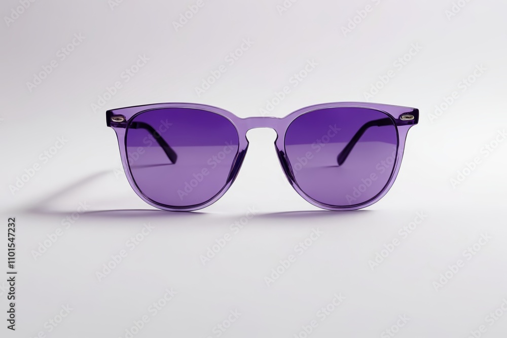 purple sunglasses with a black rim and a clear lens purple sunglasses with a black rim and a clear lens