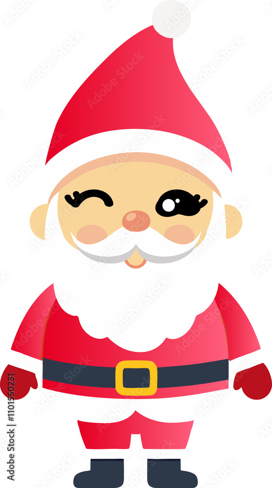 Cute Santa Claus cartoon, merry christmas Cute Santa Claus cartoon, merry christmas
