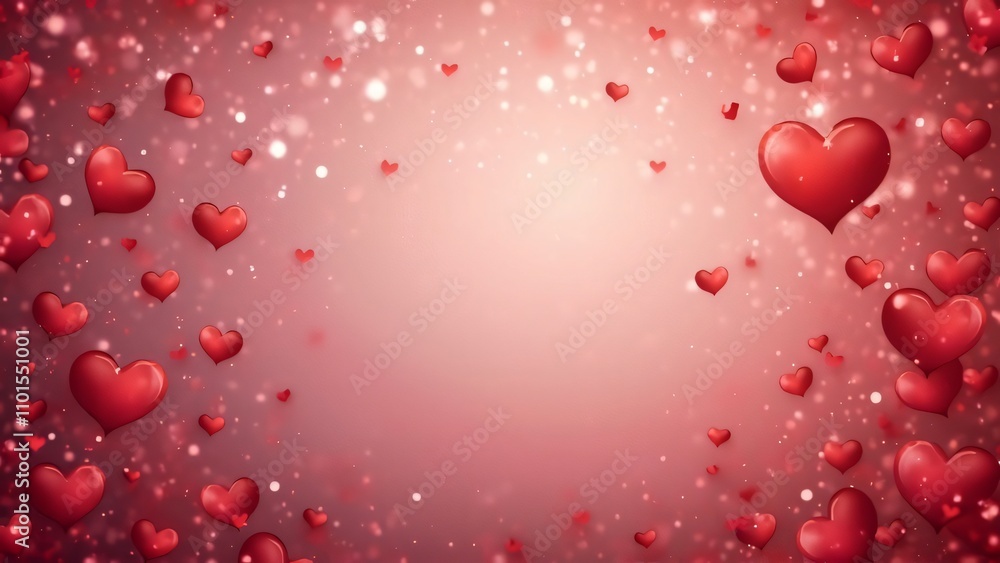 Valentine Background, Valentine's Day with gift boxes and hearts background Valentine Background, Valentine's Day with gift boxes and hearts background