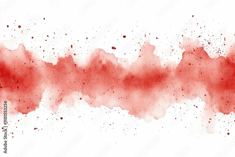 Fototapeta premium Abstract Red Splatter Art with Gradient Overlay Effect
