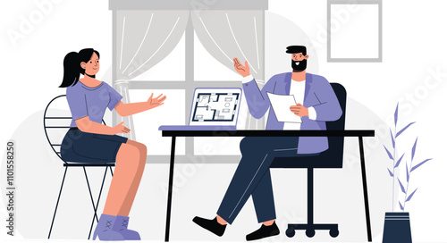 Brokerage Concept Illustration