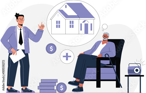 Brokerage Concept Illustration