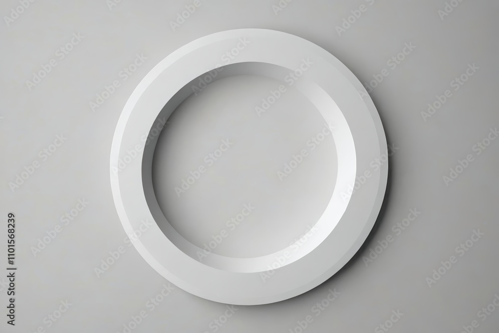 a close up of a white circular object on a gray surface a close up of a white circular object on a gray surface
