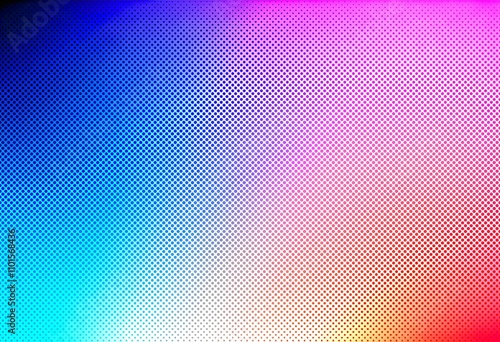 Abstract colorful halftone gradient background