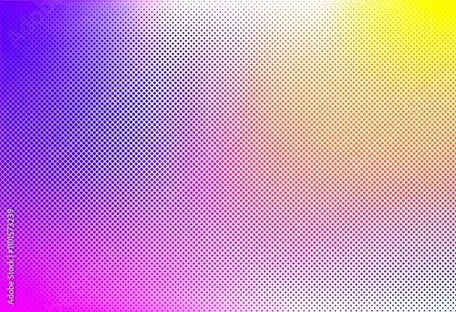 Abstract colorful halftone gradient background