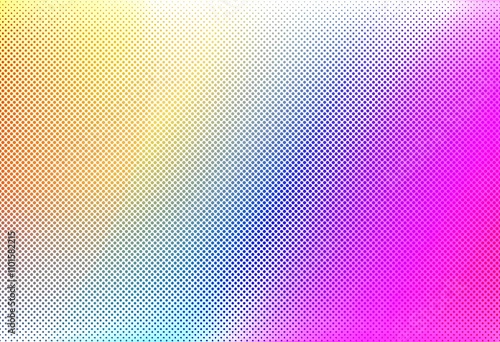 Abstract colorful halftone gradient background