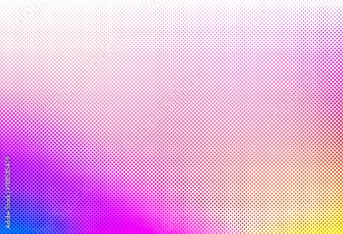 Abstract colorful halftone gradient background