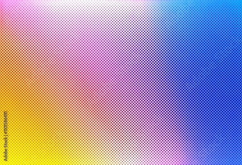 Abstract colorful halftone gradient background