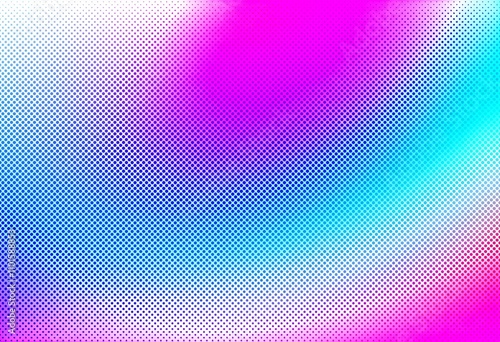 Abstract colorful halftone gradient background