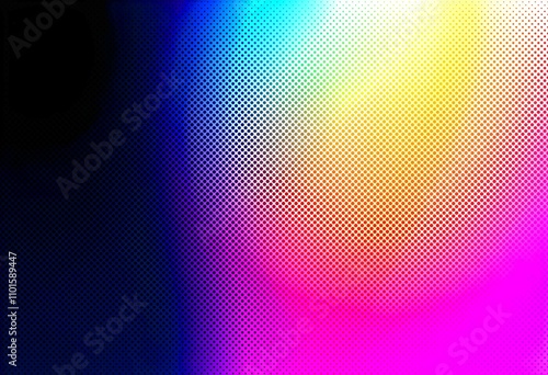 Abstract colorful halftone gradient background