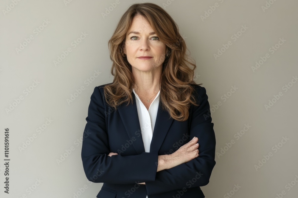 Portrait of a woman who works at a bank Portrait of a woman who works at a bank