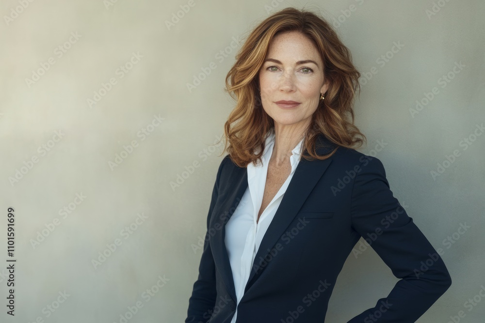 Portrait of a woman who works at a bank Portrait of a woman who works at a bank