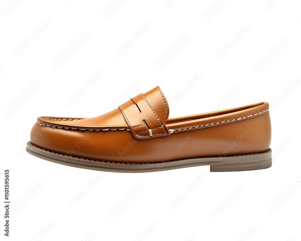 Classic brown leather loafer with sleek design and comfortable fit. Perfect for casual or semi formal occasions, this shoe combines style and functionality effortlessly Classic brown leather loafer with sleek design and comfortable fit. Perfect for casual or semi formal occasions, this shoe combines style and functionality effortlessly