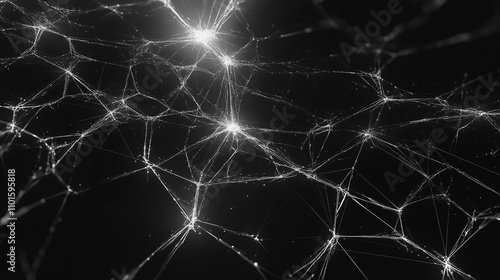 abstract professional business team people innovation connection of line from nail node to node on map background , networking concept