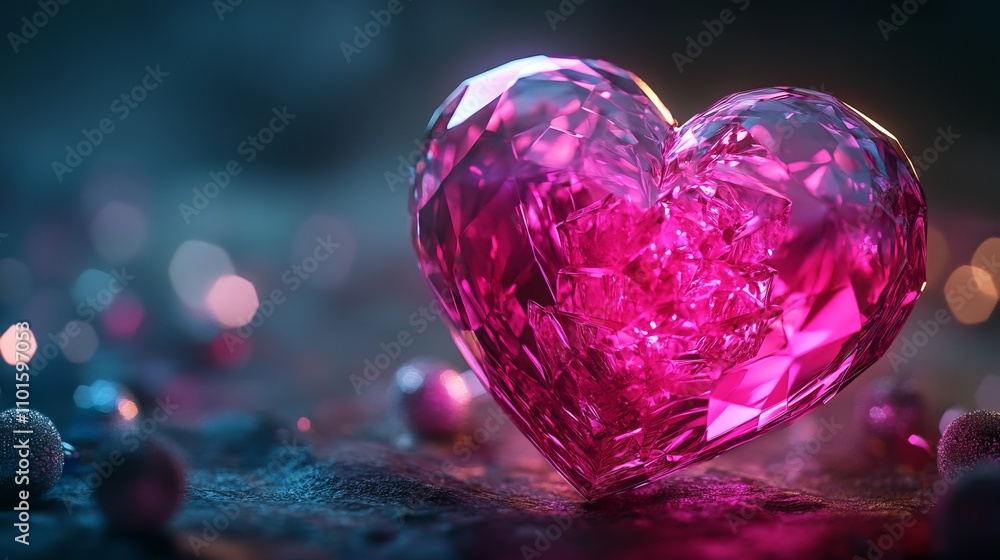Radiant Pink Heart Gemstone: A Symbol of Love and Passion Radiant Pink Heart Gemstone: A Symbol of Love and Passion