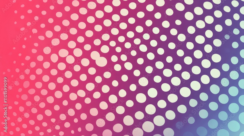 Retro halftone dots glowing in bold colors on pink gradient comic backdrops Retro halftone dots glowing in bold colors on pink gradient comic backdrops