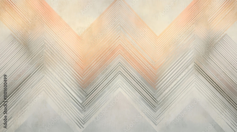 Kids wallpaper featuring glowing zigzags and radial shapes on a soft backdrop Kids wallpaper featuring glowing zigzags and radial shapes on a soft backdrop