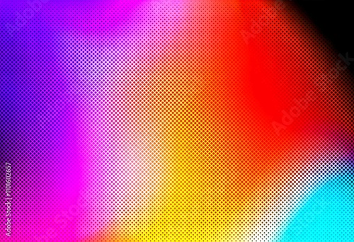 Abstract colorful halftone gradient background