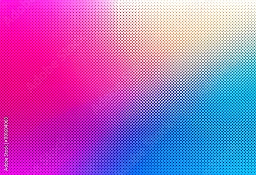 Abstract colorful halftone gradient background