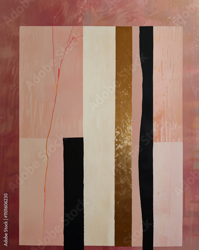 A pink abstract illustration that exudes elegance and modernity.