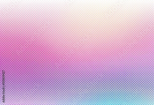 Abstract colorful halftone gradient background