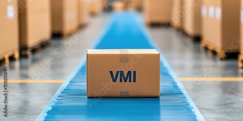 Vmi inventory management report warehouse document industrial setting close-up supply chain insights photo