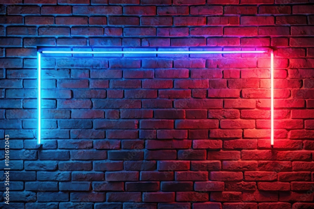 a neon sign that says blue is on a brick wall a neon sign that says blue is on a brick wall