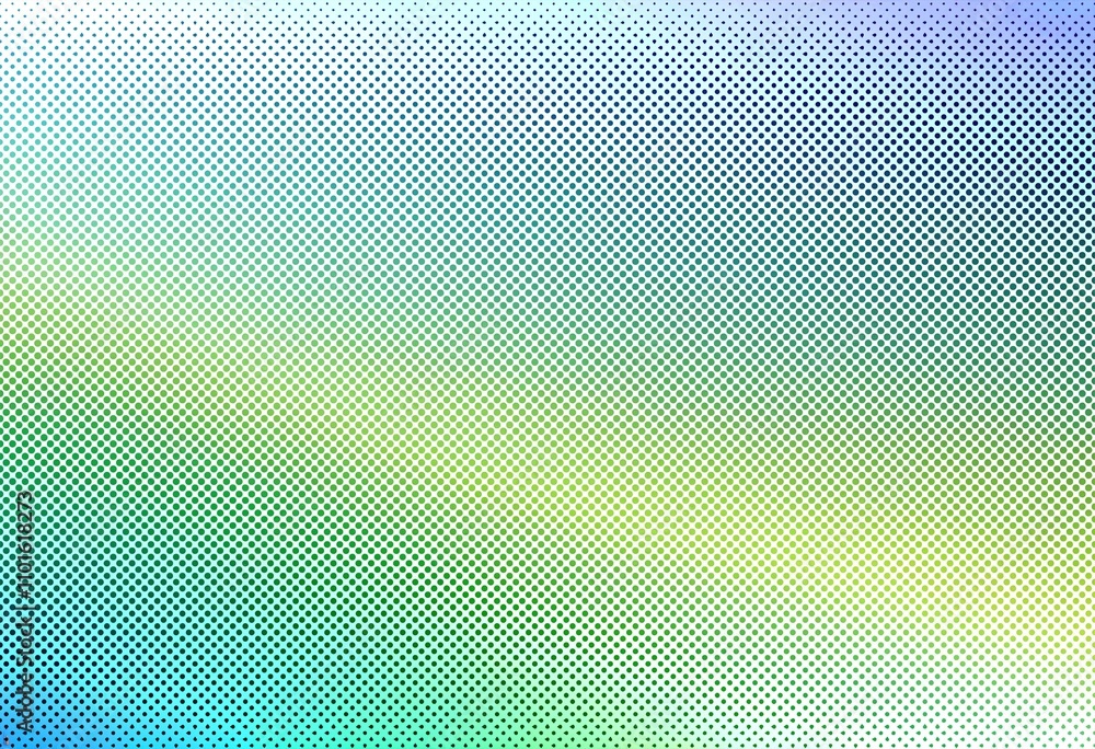 Abstract colorful halftone gradient background