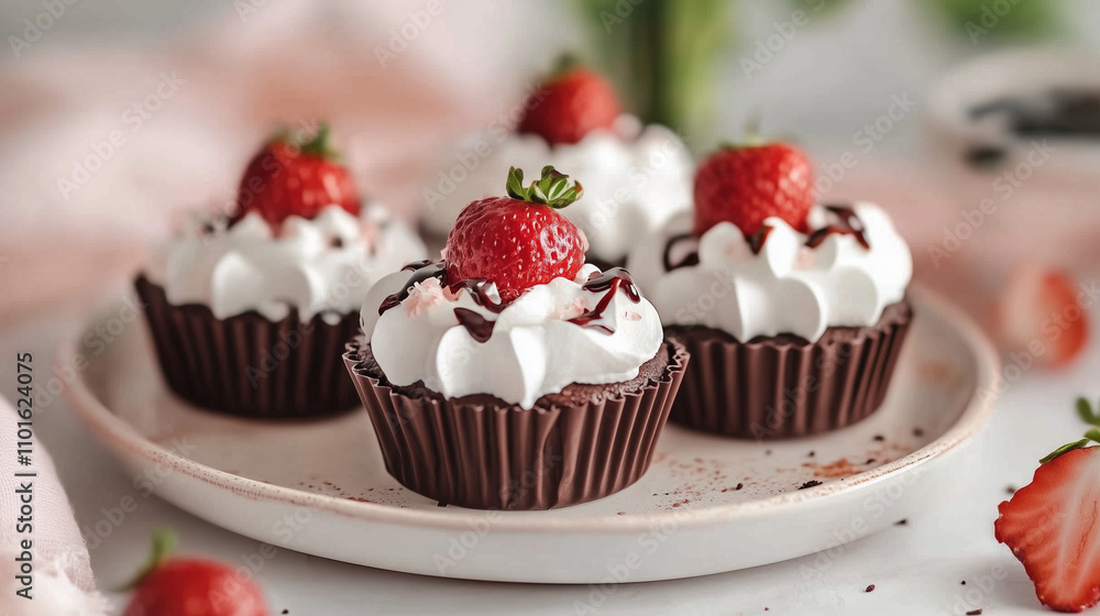 Recipe Book Cover Featuring Mini Dessert Cups Recipe Book Cover Featuring Mini Dessert Cups