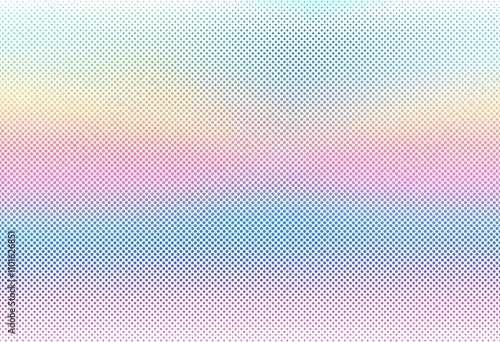 Abstract colorful halftone gradient background