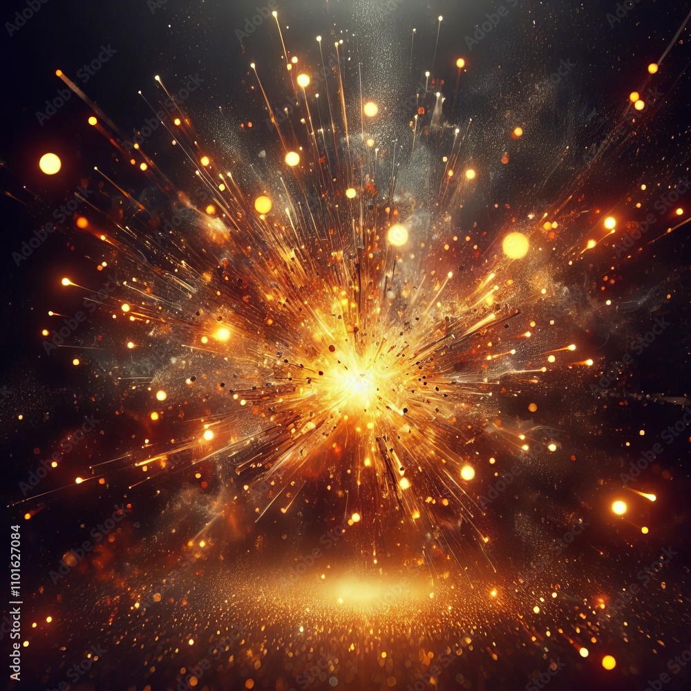 Spark Splatter A splatter that forms a shower of sparks with a b Spark Splatter A splatter that forms a shower of sparks with a b