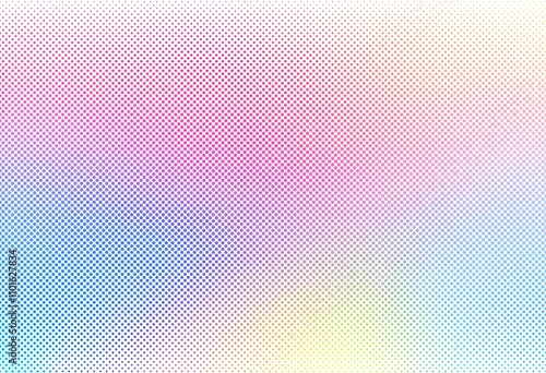 Abstract colorful halftone gradient background