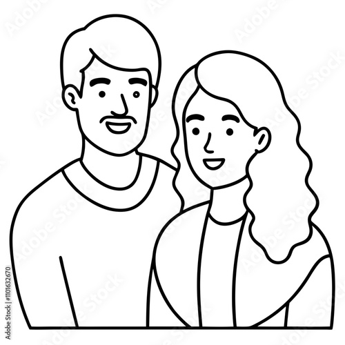  illustration of a enjoying time together