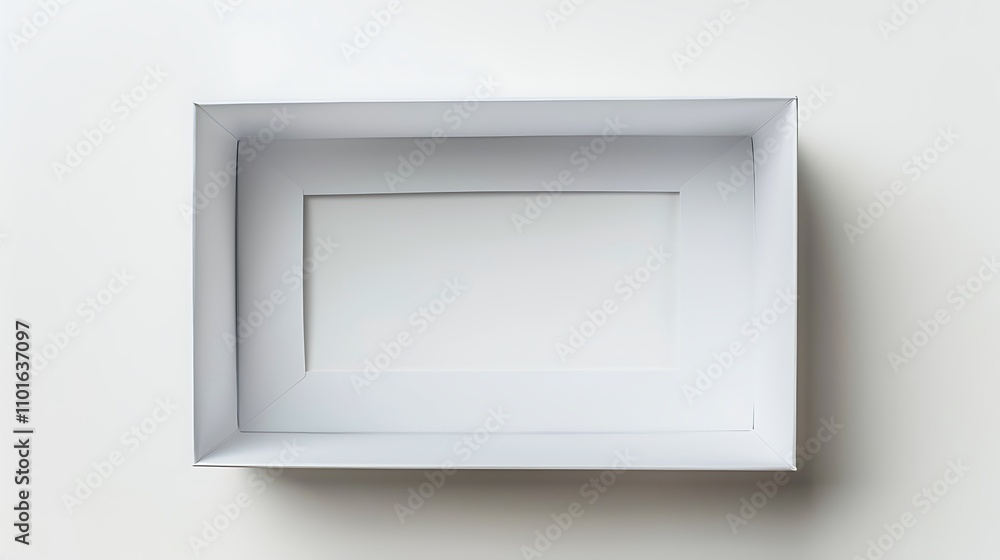A simple, empty rectangular box with a flat base and slightly raised edges, designed for storage or packaging. A simple, empty rectangular box with a flat base and slightly raised edges, designed for storage or packaging.