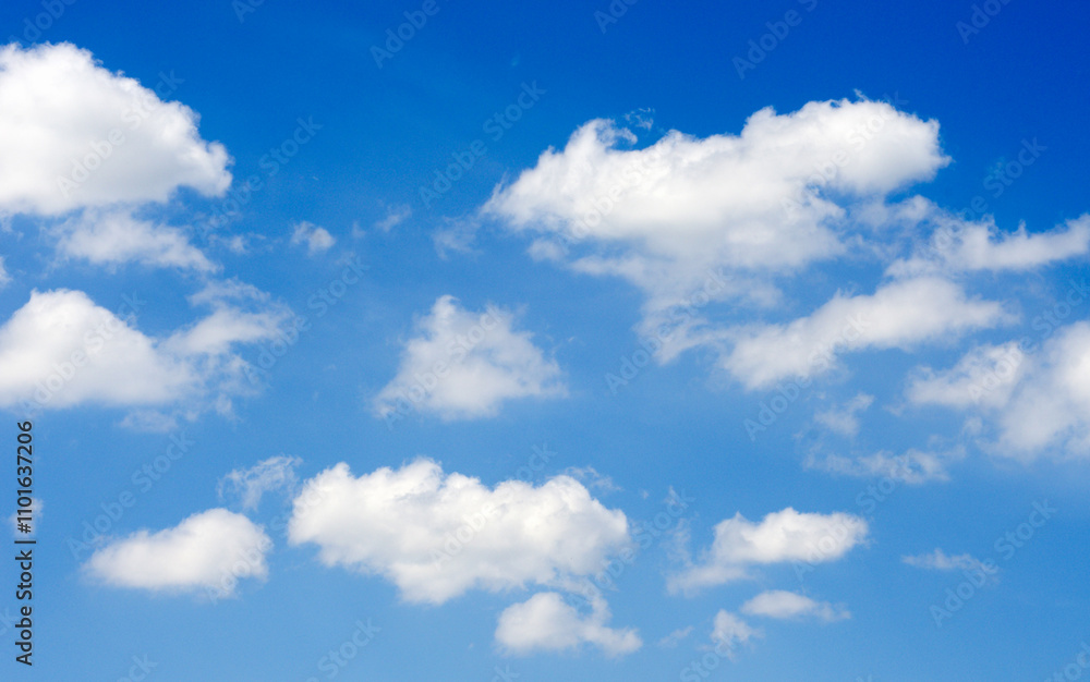 White clouds in blue sky White clouds in blue sky