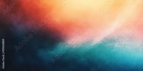 Abstract colorful smoky cloudscape background.