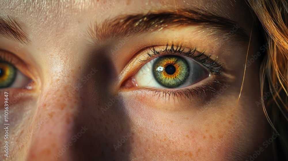Portrait Focused on Expressive Eyes Reflecting Strong Determination and Resilience with a Soft, Inspirational Background Highlighting Inner Strength Portrait Focused on Expressive Eyes Reflecting Strong Determination and Resilience with a Soft, Inspirational Background Highlighting Inner Strength