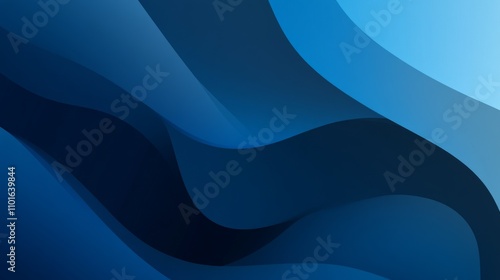 Abstract blue gradient blending from deep navy to soft azure, creating a sleek, modern technology background that conveys innovation and digital sophistication.